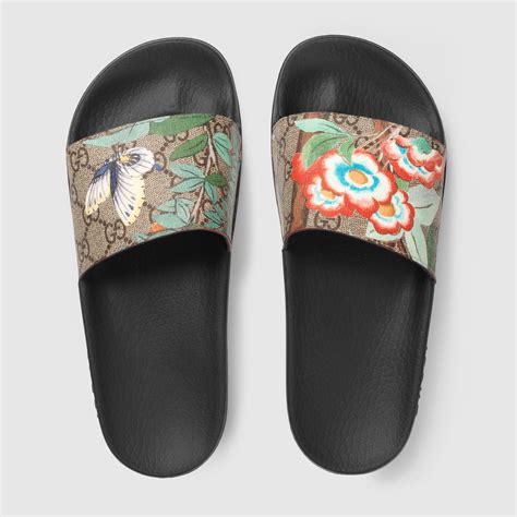 women's gucci slides sale|gucci slides with fur women.